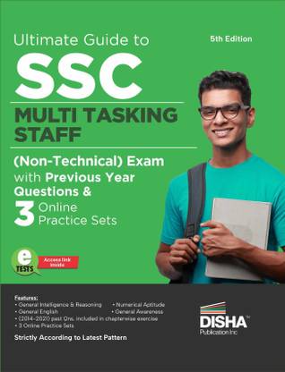 Ultimate Guide to SSC Multi Tasking Staff (Non-Technical) Exam with Previous Year Questions & 3 Online Practice Sets 5th Edition | Staff Selection Commission | PYQ |