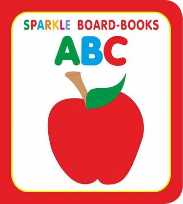 Sparkle Board Book - ABC  - | Early Learning Alphabet Board Book for Toddlers | Durable Sparkle Pages with Colorful Illustrations | Perfect for Little Hands and First Letters