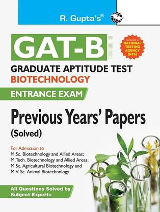 Graduate Aptitude Test-Biotechnology (GAT-B) Previous Years' Paper (Solved)