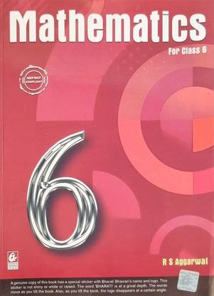 Mathematics for Class 6 - CBSE - by R.S. Aggarwal Examination Paperback – 2024