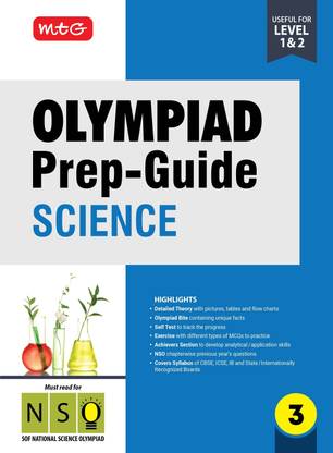 MTG Olympiad Prep-Guide Class 3 Science (NSO) - Detailed Theory, NSO Chapterwise Previous Years Questions with Self Test For SOF 2025-26 Exam