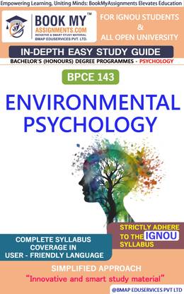 IGNOU BPCE 143 Environmental Psychology Study Material (In Depth Guide) For Ignou Student