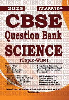 CBSE Question Bank Class 10 Science 2025-26 on new Syllabus 2026