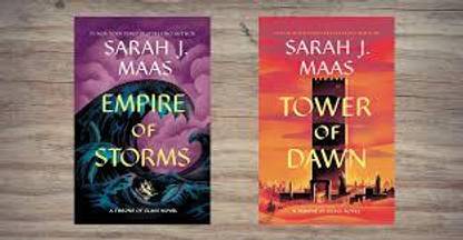 2 BOOK SET GLASS OF THRONE