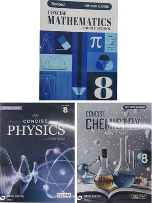 Selina concise physics chemistry mathematics 8 2025