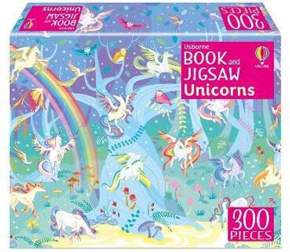 Usborne Book and Jigsaw Unicorns