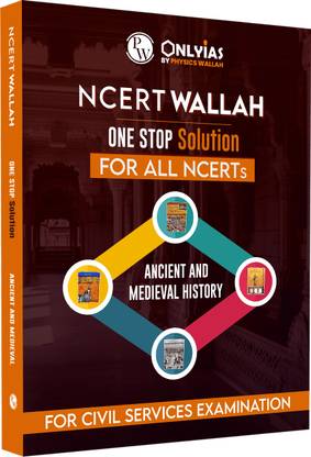 PW Summary of NCERT Book (Ancient and Medieval History) | Thinking points in and as 'Points to Ponder' | Intensive Use of Maps, Diagrams, and Flowcharts | Subject-Specific Workbooks for Practice