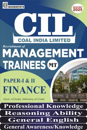 Coal India Limited CIL Management Trainee Finance 2025 Paper 1 & 2 (Set of 5 Books) Professional Knowledge and Common Section