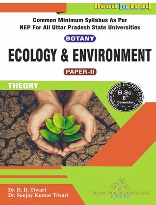 (Botany) (Paper-2) ECOLOGY & ENVIRONMENT Book B.Sc 6th Sem in English All U.P State nep2020 based syllabus book by thakur publication