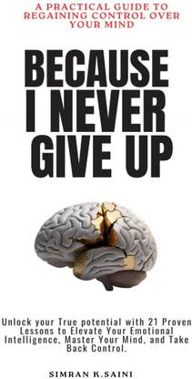 Because I Never Give Up  - A Practical Guide to Regaining Control over your Mind