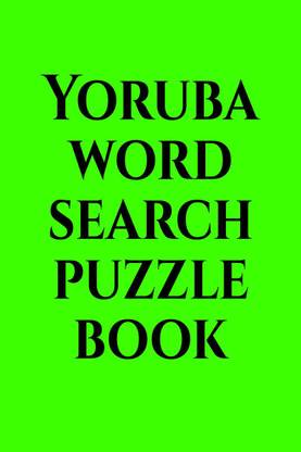 Yoruba word search puzzle book