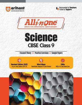 (Old Editon) Arihant All In One Science CBSE Class 9th Based On Latest NCERT For CBSE Exams 2025 | Mind map in each chapter | Clear & Concise Theory | Intext & Chapter Exercises | Sample Question Papers