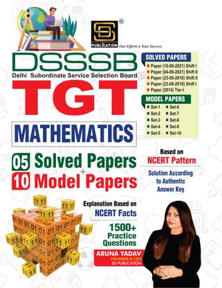 DSSSB TGT MATHEMATICS SOLVED PAPERS