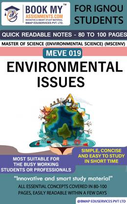 IGNOU MEVE 19 Environmental Issues Quick Readable Notes | Important Topic-wise Conceptual Notes | Degree