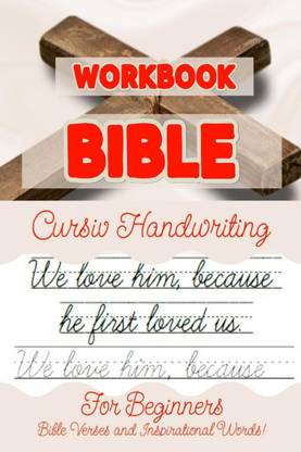 Bible Cursive Handwriting Workbook  - A cursive writing practice workbook, perfects for Adults, Teens or Kids |Sunday School.