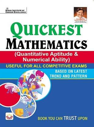 Text Book of Quickest Mathematics & Quantitative Aptitude and Numerical Ability (English Medium) (3997)
