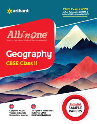 (Old Edition) Arihant All In One Class 11th Geography for CBSE Exam 2024 Paperback, Farah Sultan