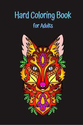 Hard Coloring Book for Adults  - The Ultimate Adult Coloring Book, Hard Drawing Pictures!