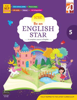 Ratna Sagar ICSE Be An English Star Workbook 5 - English Workbook For Class 5