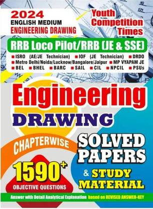 Engineering Drawing (English Medium) POD Chapterwise Solved Papers & Study Material 2024