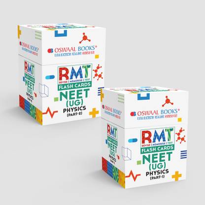 Oswaal NEET RMT FLASHCARDS Physics (Part-1 & 2), Set of 2 Boxes (For 2024 Exam)