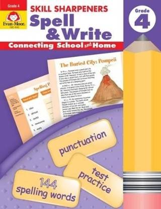 Skill Sharpeners: Spell & Write, Grade 4 Workbook