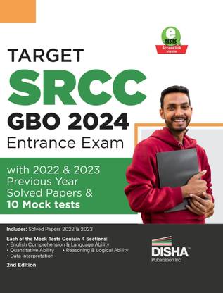 Target SRCC GBO 2024 Entrance Exam with 2022 & 2023 Previous Year Solved Papers & 10 Mock Tests 2nd Edition | SRIRAM College of Commerce PGD Global Business Operations | Practice Sets |