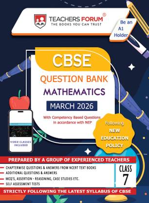 Cbse Class 7 Question Bank Mathematics 2025 - 26