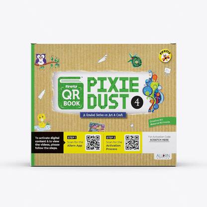 Firefly QR Pixie Dust | Craft Book | Grade 4 | Firefly | Guided by a virtual teacher 24X7 | Inclusive of Art Material Kit