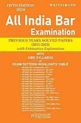 All India Bar Examination [Previous Years Solved Papers] - Fifth Edition 2024