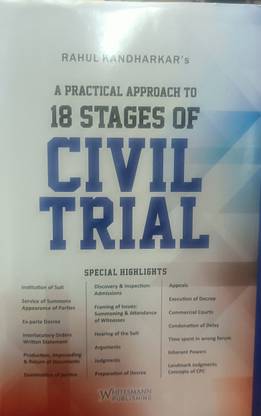 A Practical Approach to 18 stages of Civil Trial