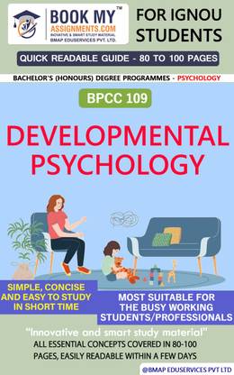 IGNOU BPCC 109 Developmental Psychology Quick Readable Notes | Important Topic-wise Conceptual Notes | DEGREE