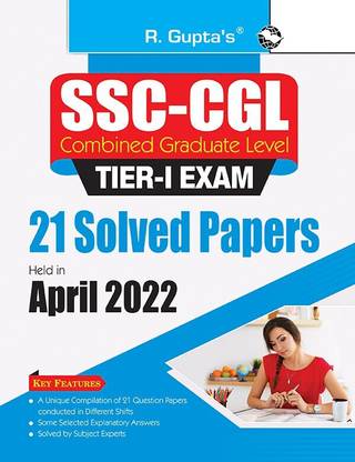 SSC-CGL TIER-I Exam - 21 SOLVED PAPERS (Held in April 2022)