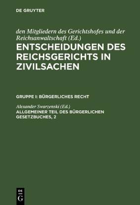 Allgemeiner Teil des Buergerlichen Gesetzbuches, 2