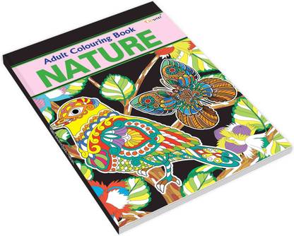 Nature - Adult Colouring Book : Coloring Pages Book, Relaxing Patterns to Color, Creative Coloring for adults and kids, Beautiful Art Coloring Book
