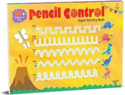 Pencil Control Super Activity Book : Activity Book for children  - By Miss & Chief