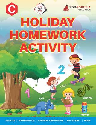 Pre-Primary Holiday Homework Activity (C) Book for Kids | Practice Exercise & Colourful Illustrations for Children