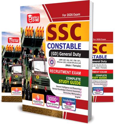 SSC GD Constable Recruitment Exam Complete Study Guide Book For 2026 Exam