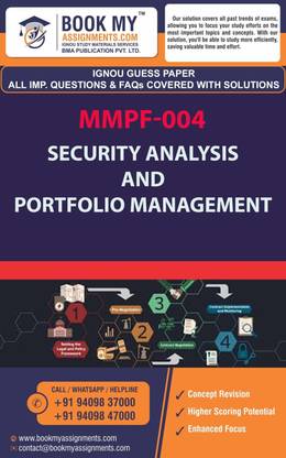 IGNOU MMPF 004 Security Analysis and Portfolio Management | Guess Paper| Important Question Answer |