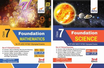 Class 7 Foundation Course Science & Mathematics for Iit-Jee/ Ntse/ Olympiad