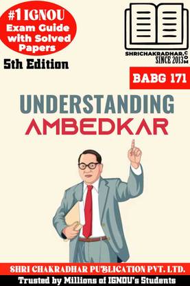 IGNOU BABG 171 Study Material & Book (BSCM Political Science) Understanding Ambedkar