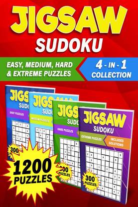 Jigsaw Sudoku Puzzles  - 1200 Easy to Extreme Irregularly Shaped Puzzles to Solve