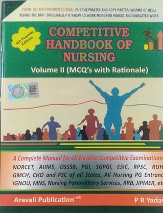 PRAHLAD RAM YADAV COMPETITIVE HANDBOOK OF NURSING VOLUME II 5th edition 2024