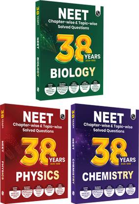 PW 38 NEET Previous Year Solved Papers (PYQs) Phy, Chem, Bio Combo for 2026 Exam