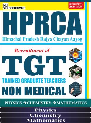 HPRCA Himachal Pradesh TGT Teachers 2025-2026 Non Medical (Subject Specific Syllabus) 3 Books  - Himachal Pradesh TGT Non Medical