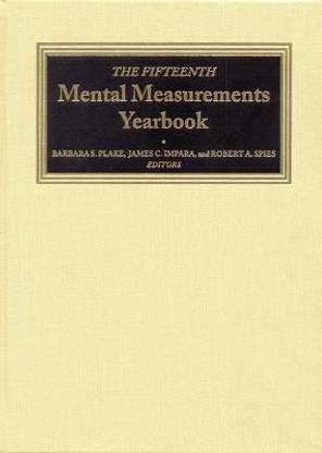 The Fifteenth Mental Measurements Yearbook