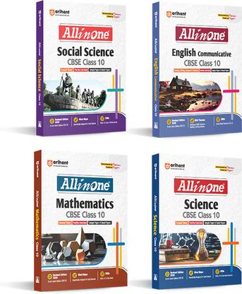 Arihant All In One Combo Class 10 Science, Mathematics, Social Science, English Based On Latest NCERT for CBSE Exam 2025- 26 (Set of 4 Books)