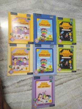 Oxford Advantage Mathematics, English, EVS, (An integrated Learning Solution), Student's Book 1, Set of 7 Books