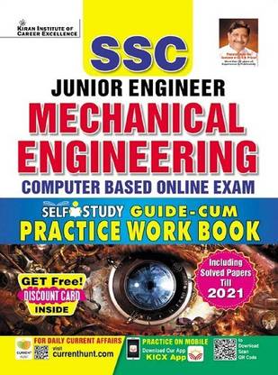 SSC Junior Engineer Mechanical Engineering Self Study Guide Cum Practice Work Book (English Medium) (3854)