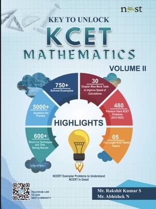 NEST KCET MATHEMATICS with 2 Disc